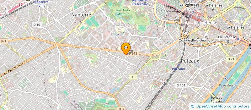 localisation de l'entreprise MONSIEUR CHARRIF SALAH  NANTERRE