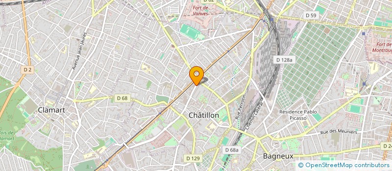 localisation de l'entreprise MONSIEUR CHATILLON JAY  CHATILLON