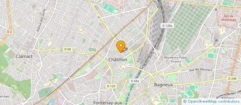 localisation de l'entreprise MONSIEUR CHATILLON WILLIAM  CHATILLON