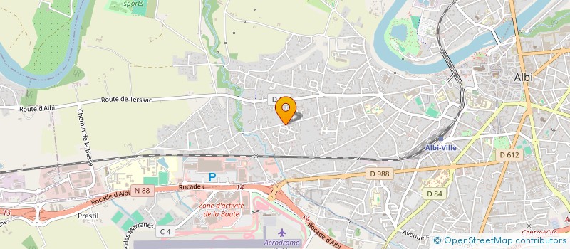 localisation de l'entreprise MONSIEUR CHAU N GUYEN à ALBI