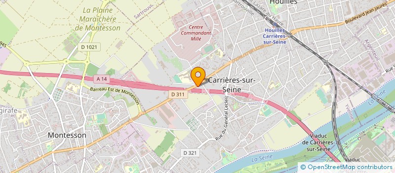 localisation de l'entreprise MONSIEUR CHAVANE EDMOND à CARRIERES-SUR-SEINE