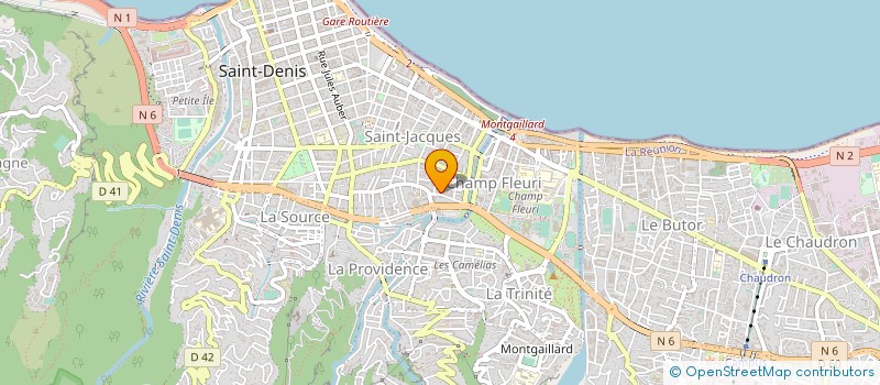 localisation de l'entreprise MONSIEUR CHAWKATALY ISMAEL  SAINT-DENIS