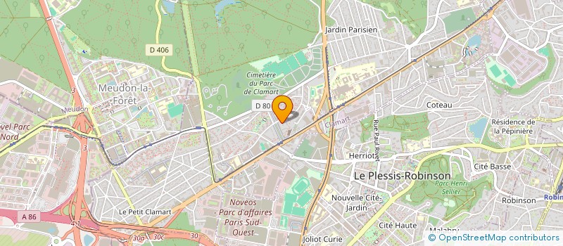 localisation de l'entreprise MONSIEUR CHAWKI DERKOUCH à CLAMART