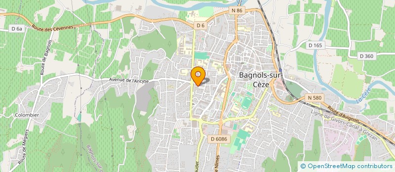 localisation de l'entreprise MONSIEUR CHAWKI GHLAMOUN à BAGNOLS-SUR-CEZE