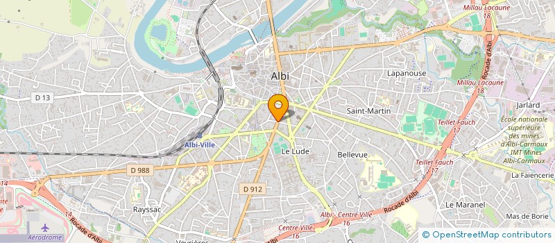 localisation de l'entreprise MONSIEUR CHAWKI KADDOUR-AISSA  ALBI
