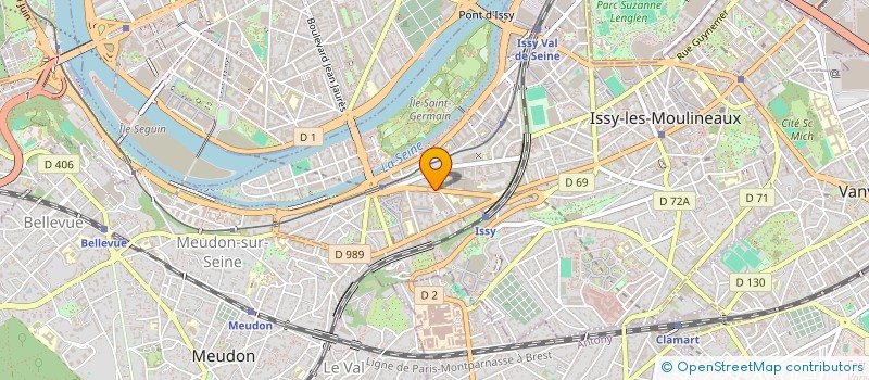 localisation de l'entreprise MONSIEUR CHAWKI TRABELSI  MEUDON