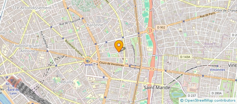 localisation de l'entreprise MONSIEUR CHAYANN DIAS DE BARROS  PARIS