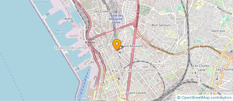 localisation de l'entreprise MONSIEUR CHAYANN MEYER à MARSEILLE