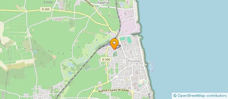 localisation de l'entreprise MONSIEUR CHAYKHE YASSIN  PAUILLAC