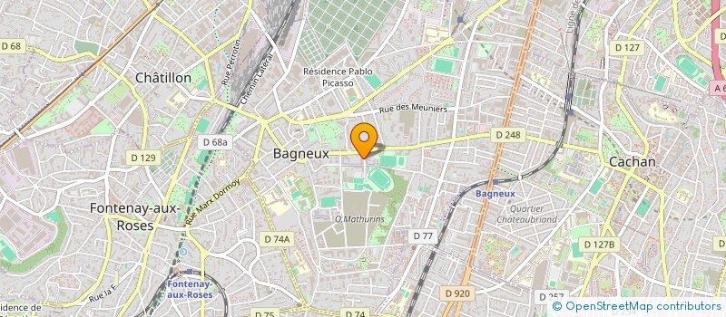 localisation de l'entreprise MONSIEUR CHEA-KACKRONA MAM à BAGNEUX