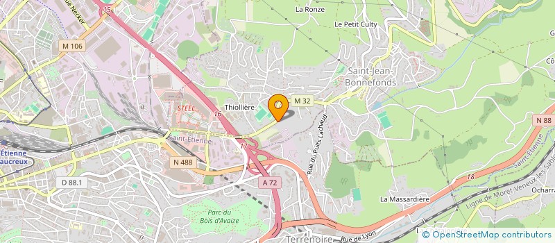 localisation de l'entreprise MONSIEUR CHEBAH BENMAMMAR  SAINT-JEAN-BONNEFONDS