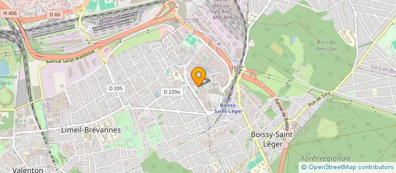 localisation de l'entreprise MONSIEUR CHECKEABOU TRAORE à BOISSY-SAINT-LEGER