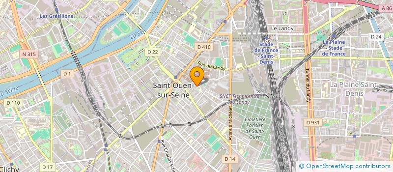 localisation de l'entreprise MONSIEUR CHECKINA FOFANA à SAINT-OUEN-SUR-SEINE