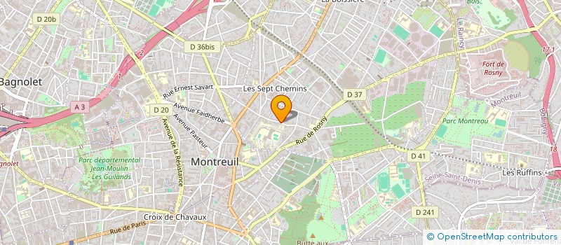 localisation de l'entreprise MONSIEUR CHECKMOHAMED DIBANGALOU à MONTREUIL