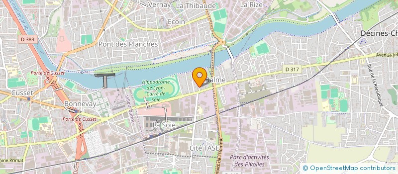 localisation de l'entreprise MONSIEUR CHEDLI ABID  VAULX-EN-VELIN