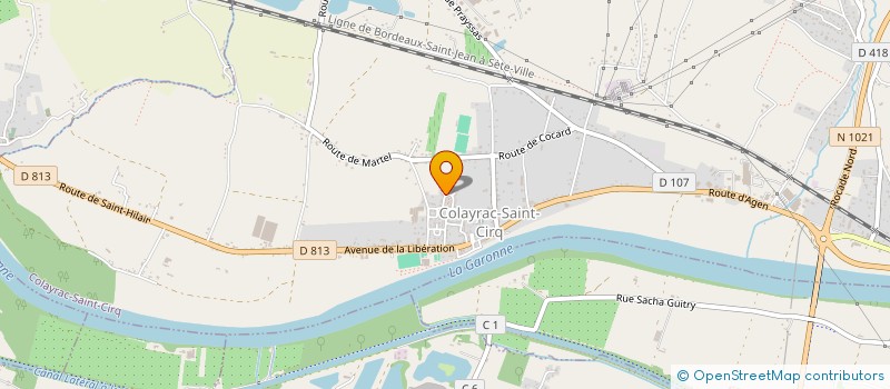 localisation de l'entreprise MONSIEUR CHEDLI BEN AMOR  COLAYRAC-SAINT-CIRQ