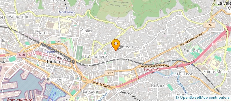 localisation de l'entreprise MONSIEUR CHEDLI DHAOU  TOULON