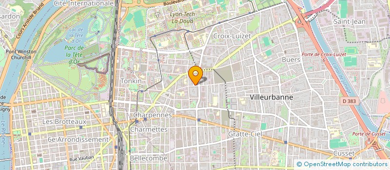 localisation de l'entreprise MONSIEUR CHEDLY DHAOUADI  VILLEURBANNE