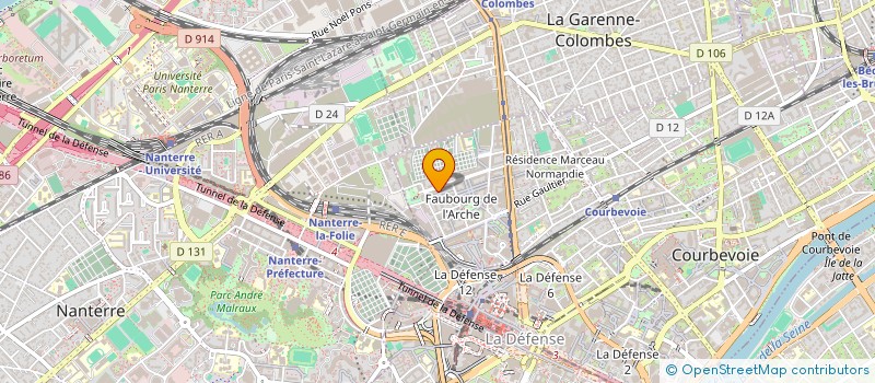 localisation de l'entreprise MONSIEUR CHEHAB LOUTFI à COURBEVOIE