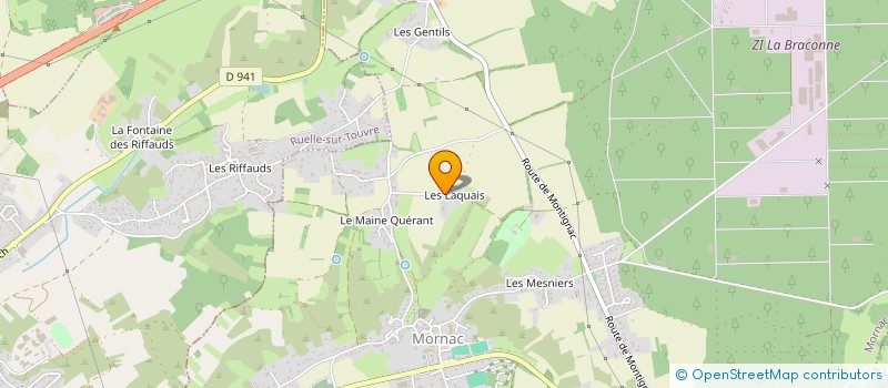 localisation de l'entreprise MONSIEUR CHEHK BEKKAI à MORNAC