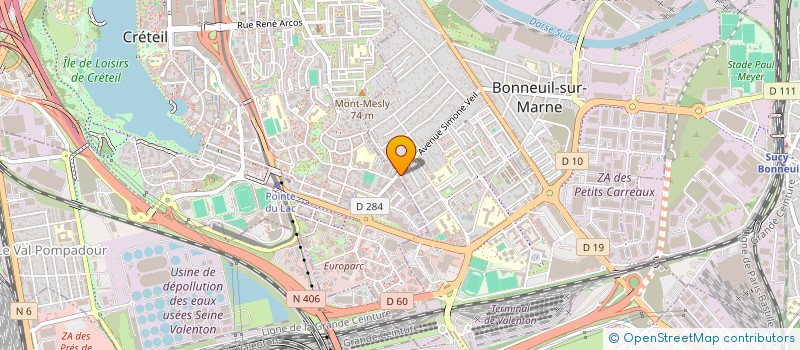 localisation de l'entreprise MONSIEUR CHEICHKNA OUAGUE  BONNEUIL-SUR-MARNE