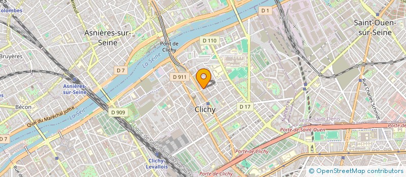 localisation de l'entreprise MONSIEUR CHEICK ABDOULGADRI DIAKITE à CLICHY