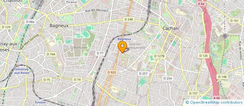 localisation de l'entreprise MONSIEUR CHEICK AMALA KONE à CACHAN