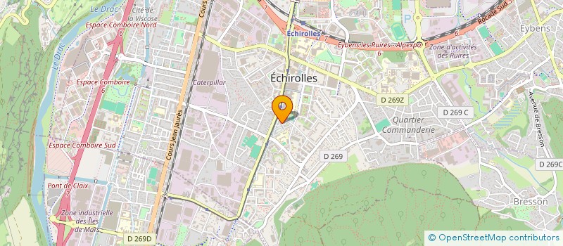 localisation de l'entreprise MONSIEUR CHEICK CISSE  SAINT-MARTIN-D'HERES