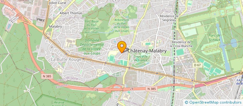 localisation de l'entreprise MONSIEUR CHEICK DIABY  CHATENAY-MALABRY