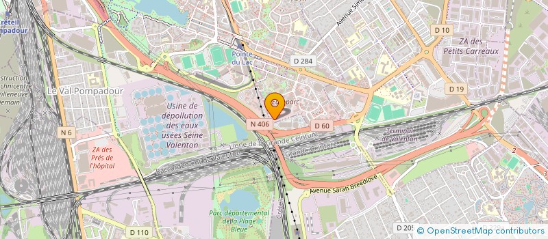 localisation de l'entreprise MONSIEUR CHEICK DIOUMESSY  CRETEIL