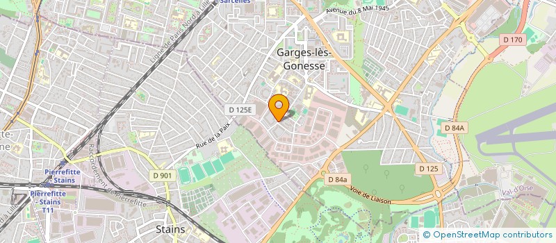 localisation de l'entreprise MONSIEUR CHEICK HAMALAH BA  GARGES-LES-GONESSE