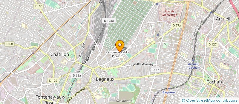 localisation de l'entreprise MONSIEUR CHEICK KASSONKE à BAGNEUX
