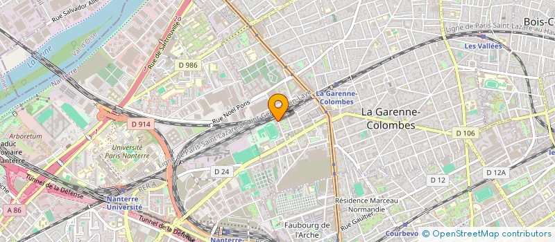 localisation de l'entreprise MONSIEUR CHEICK KEITA à LA GARENNE-COLOMBES