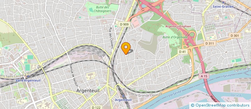 localisation de l'entreprise MONSIEUR CHEICK KEITA  ARGENTEUIL