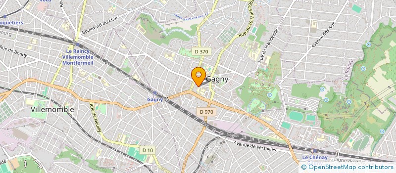 localisation de l'entreprise MONSIEUR CHEICK KHALIFA BAMBA  GAGNY