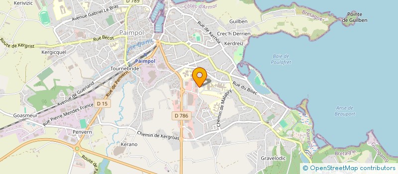 localisation de l'entreprise MONSIEUR CHEICK KONATE  PAIMPOL