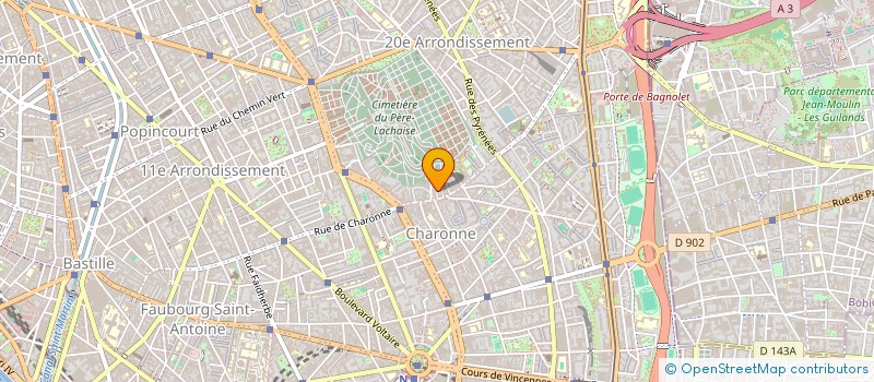 localisation de l'entreprise MONSIEUR CHEICK KONE  PARIS