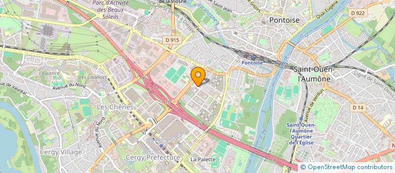 localisation de l'entreprise MONSIEUR CHEICK MOHAMED LEMHABA  PONTOISE