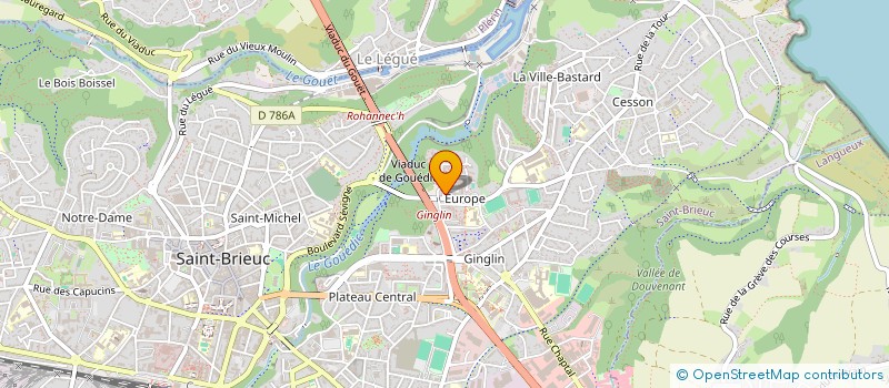 localisation de l'entreprise MONSIEUR CHEICK OUMAR BAH à SAINT-BRIEUC