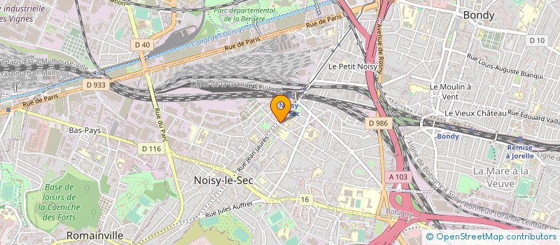 localisation de l'entreprise MONSIEUR CHEICK SIDIBE à NOISY-LE-SEC