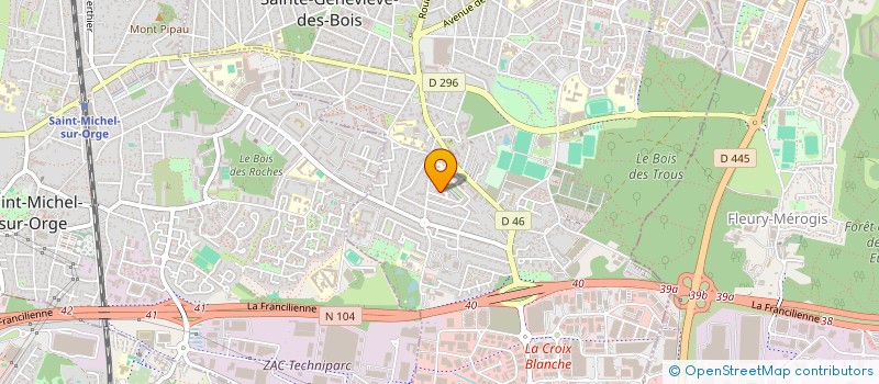 localisation de l'entreprise MONSIEUR CHEICK SISSOKO  SAINTE-GENEVIEVE-DES-BOIS