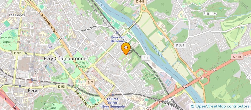 localisation de l'entreprise MONSIEUR CHEICK TOURE  EVRY-COURCOURONNES