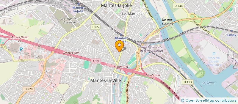 localisation de l'entreprise MONSIEUR CHEICK TOURE  MANTES-LA-VILLE