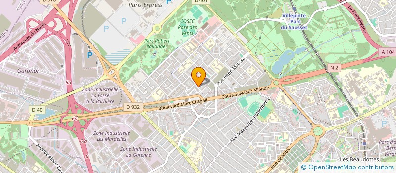 localisation de l'entreprise MONSIEUR CHEICKH NGUETTE à AULNAY-SOUS-BOIS