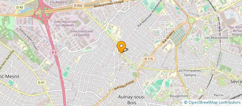 localisation de l'entreprise MONSIEUR CHEICKNA HAIDARA à AULNAY-SOUS-BOIS