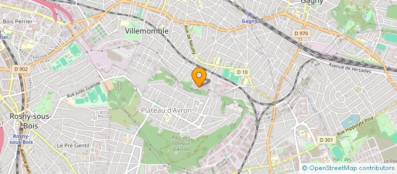 localisation de l'entreprise MONSIEUR CHEICKNA HAMALLA DIABY  VILLEMOMBLE