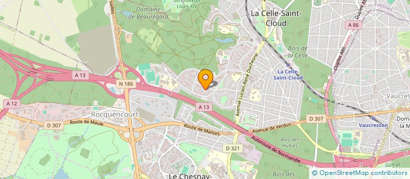 localisation de l'entreprise MONSIEUR CHEICKNA HASSA  LA CELLE-SAINT-CLOUD