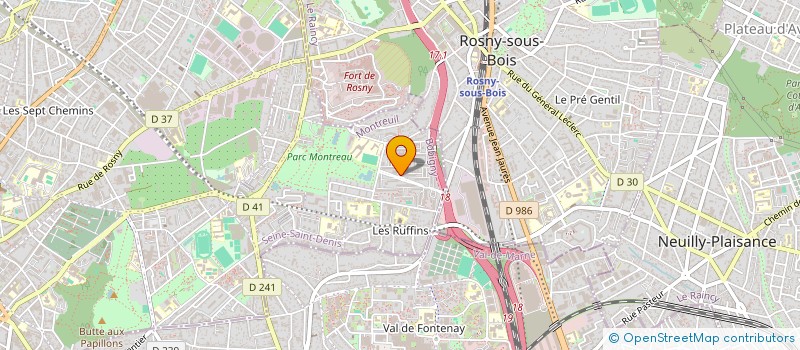 localisation de l'entreprise MONSIEUR CHEICKNA KOUYATE à MONTREUIL