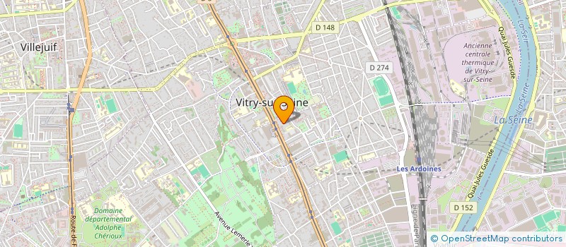 localisation de l'entreprise MONSIEUR CHEICKNA SISSOKO  VITRY-SUR-SEINE