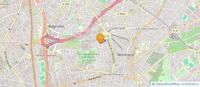 localisation de l'entreprise MONSIEUR CHEICKNA TRAORE à MONTREUIL